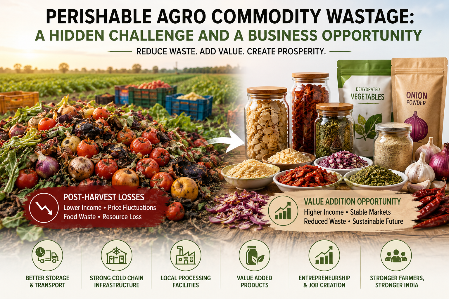 Perishable Agro Commodity Wastage A Hidden Challenge and a Business Opportunity